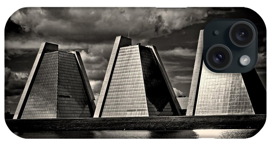 Indianapolis iPhone Case featuring the photograph Indianapolis Pyramids 2 by David Haskett II