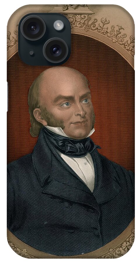 History iPhone Case featuring the photograph John Quincy Adams, 6th American by Photo Researchers
