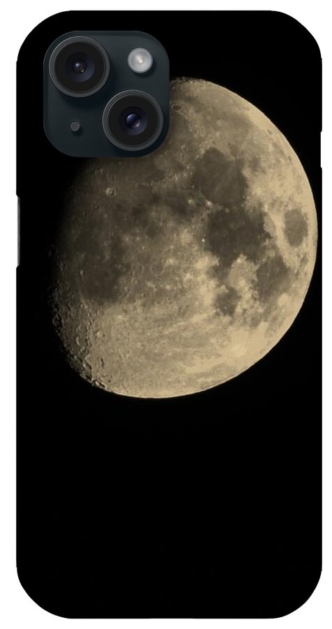 Moon iPhone Case featuring the photograph July 28th 12 Moon by Eric Liller