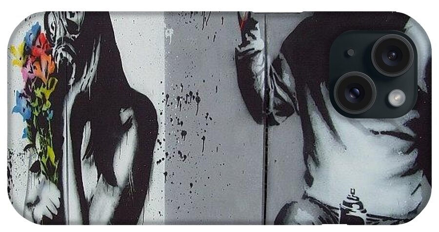 Grafite iPhone Case featuring the photograph Just A Double Wammy From #upfest 2011 by Nigel Brown