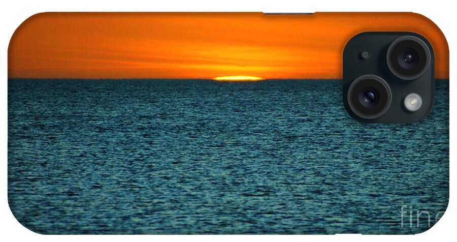 Sunset iPhone Case featuring the photograph Just A Sliver by Anthony Wilkening