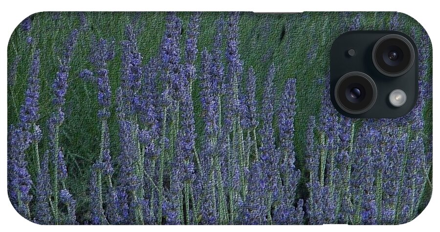 Lavender iPhone Case featuring the photograph Just lavender by Manuela Constantin