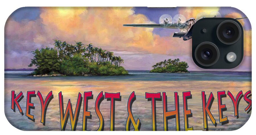 Key West iPhone Case featuring the painting Key West Air Force by David Van Hulst