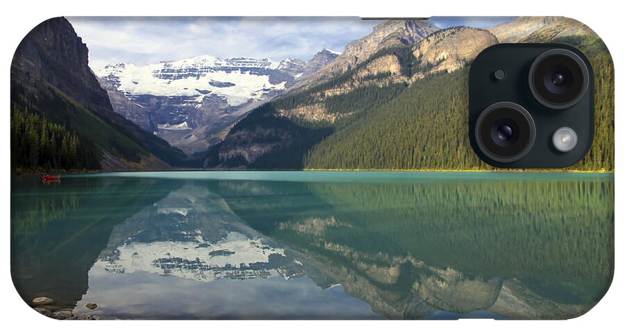 Lake Louise iPhone Case featuring the photograph Lake Louise Splendour by Teresa Zieba