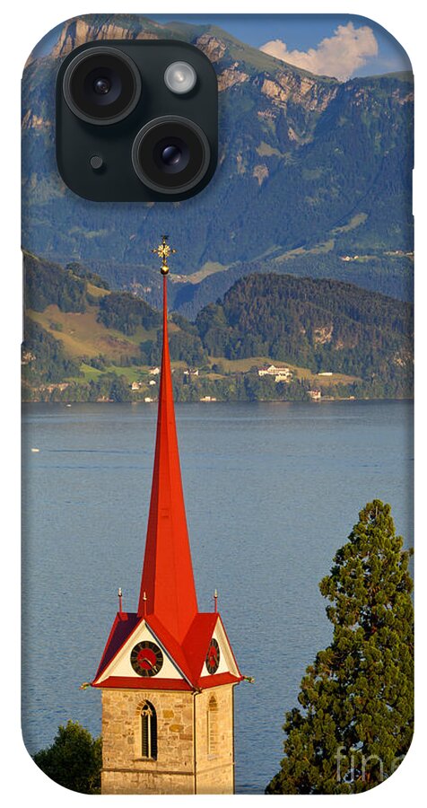 Saint iPhone Case featuring the photograph Lake Lucerne by Brian Jannsen