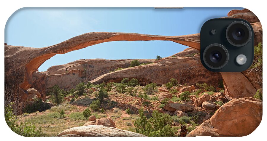 Landscape Arch iPhone Case featuring the photograph Landscape Arch by Cassie Marie Photography