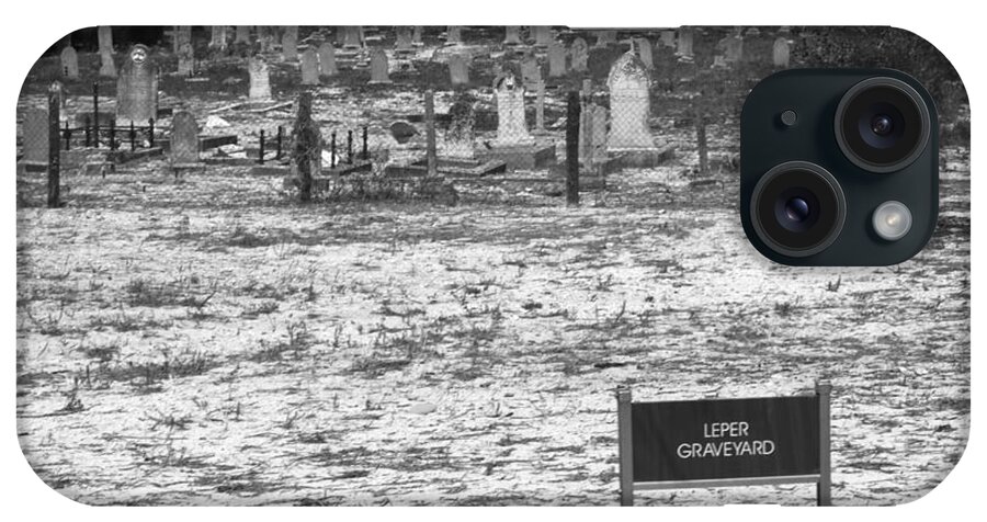 Robben Island iPhone Case featuring the photograph Leper Graveyard On Robben Island by Aidan Moran