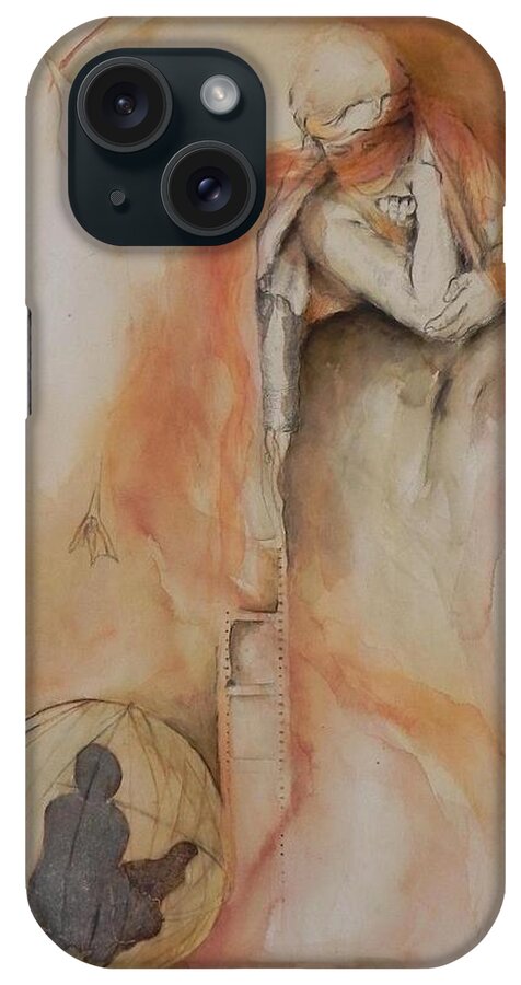 Escape iPhone Case featuring the painting Liberation by Ilona Petzer
