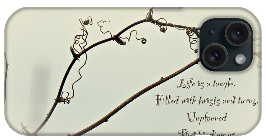 Bramble iPhone Case featuring the photograph Life is a Tangle by Carol Senske