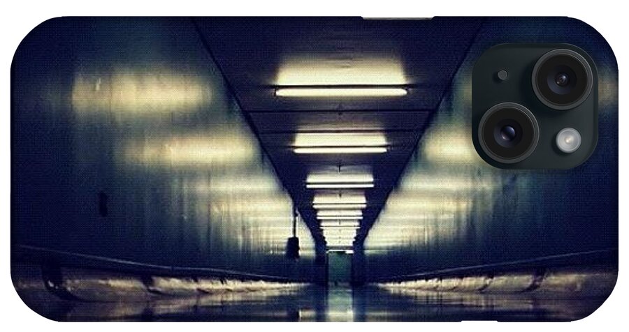 Hallway iPhone Case featuring the photograph Link Tunnel by Susannah Mchugh