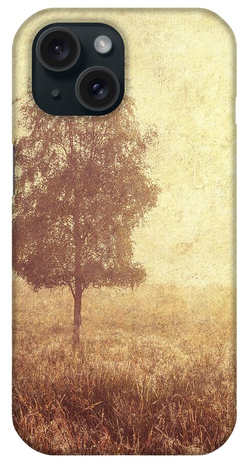 Scotland iPhone Case featuring the photograph Lonely Tree. Trossachs National Park. Scotland by Jenny Rainbow