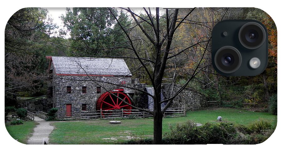 Longfellow iPhone Case featuring the photograph Longfellow Grist Mill x20 by Kim Galluzzo