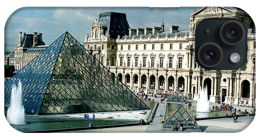 Louvre iPhone Case featuring the photograph Louvre by Kathy Bassett