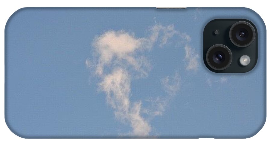 Love iPhone Case featuring the photograph Love in the sky by Birgit Zimmerman
