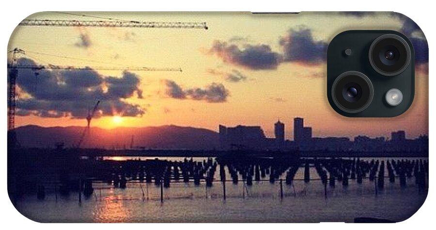 Beautiful iPhone Case featuring the photograph Lovely View Of The Docks In Hong Kong by Jason Wong