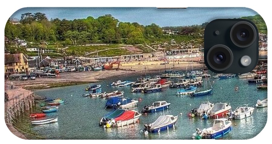 Dorset iPhone Case featuring the photograph Lyme Regis, April 2011 #sea #boats #sky by Leon McMahon