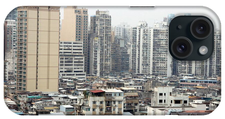 View iPhone Case featuring the photograph Macau View by Valentino Visentini