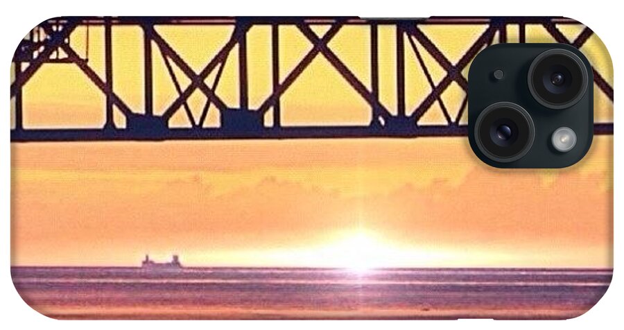 Bridge iPhone Case featuring the photograph Mackinaw Beauty by Maury Page