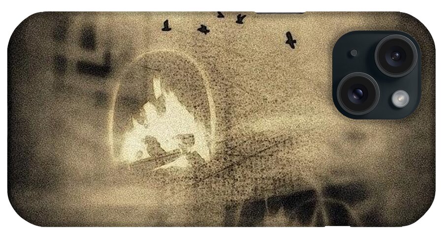  iPhone Case featuring the photograph Memories Burn Morph & Fly Away by Paul Cutright