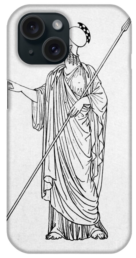 Greek iPhone Case featuring the photograph Minerva, Roman Goddess Of Medicine by Photo Researchers