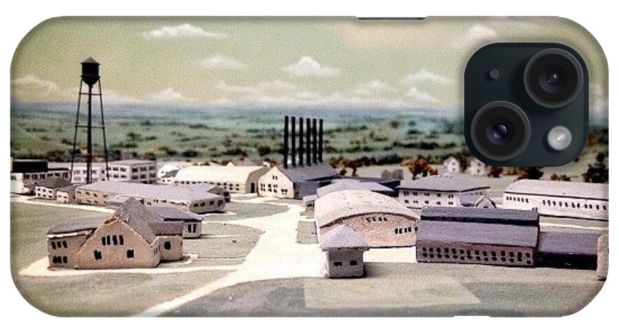 Teamrebel iPhone Case featuring the photograph Miniature Arial View by Natasha Marco