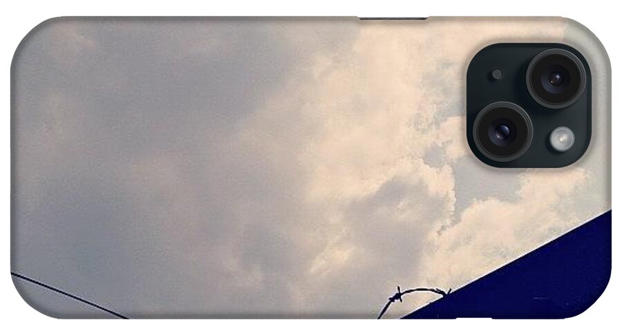 Sky iPhone Case featuring the photograph #minimalism #instago #iphonesia #sky by Tito Santika