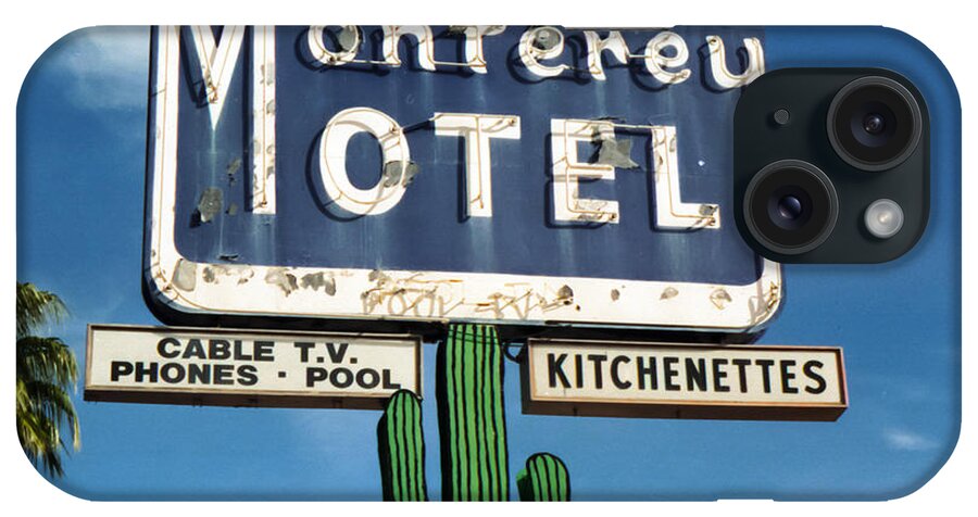 Monterey Motel iPhone Case featuring the photograph Monterey Motel by Matthew Bamberg
