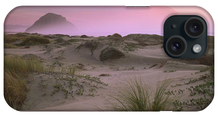 00176695 iPhone Case featuring the photograph Morro Rock At Morro Bay California by Tim Fitzharris