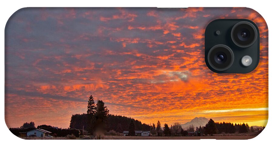 Photography iPhone Case featuring the photograph Mount Rainier Dawn by Sean Griffin