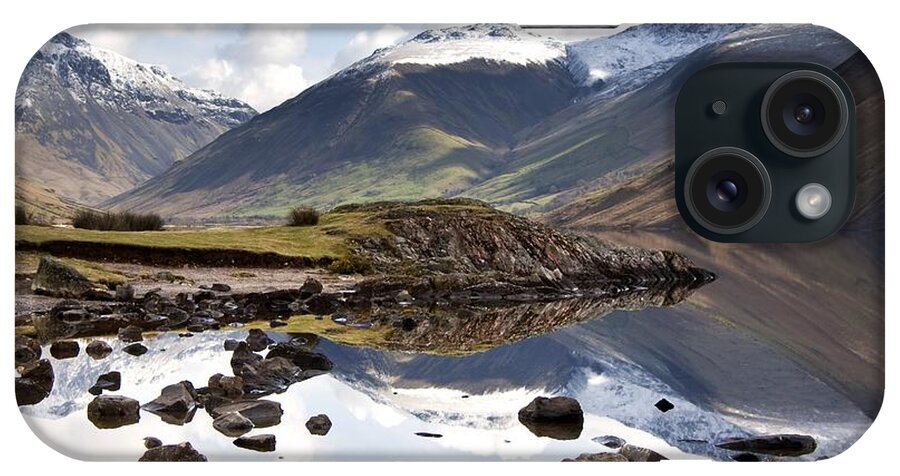 Cumbria iPhone Case featuring the photograph Mountains And Lake At Lake District by John Short