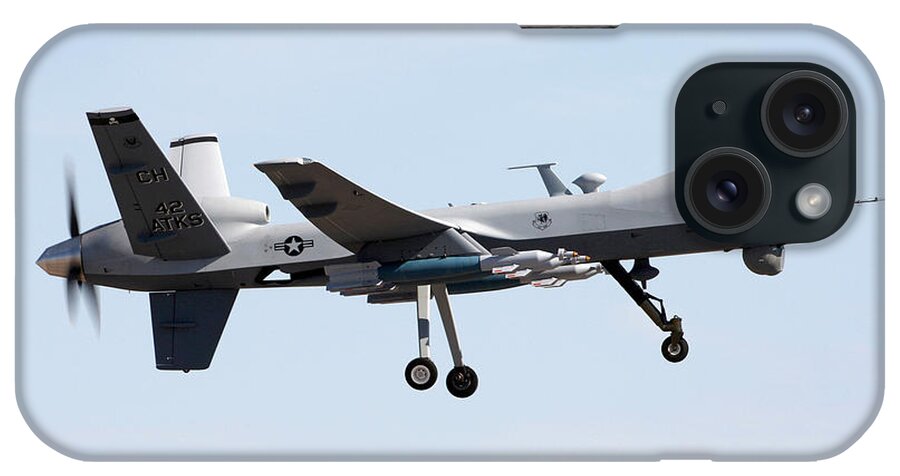 Mq-9 Reaper iPhone Case featuring the photograph Mq-9 Reaper by Photo Researchers