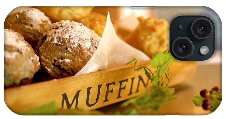 Baking iPhone Case featuring the photograph Muffins fresh and warm by Sterling Gold