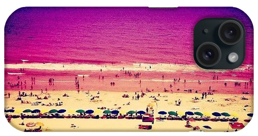 Instasky iPhone Case featuring the photograph #myrtlebeach by Katie Williams