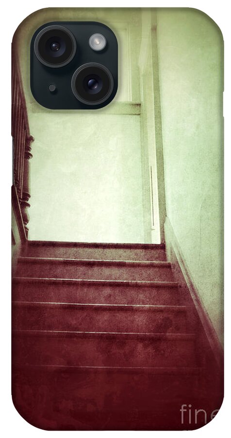 Stairs iPhone Case featuring the photograph Mysterious Stairway by Jill Battaglia