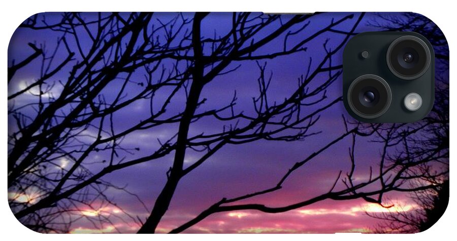 Sunset iPhone Case featuring the photograph Natures Painting by Kim Galluzzo