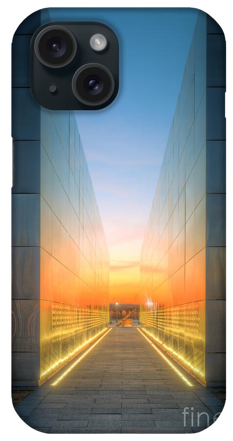 Clarence Holmes iPhone Case featuring the photograph New Jersey Empty Sky Memorial IV by Clarence Holmes