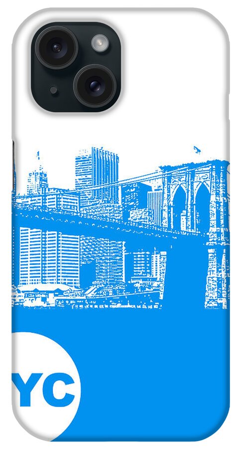  iPhone Case featuring the photograph New York Poster by Naxart Studio