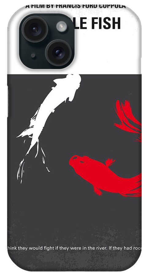 Rumble Fish iPhone Case featuring the digital art No073 My Rumble fish minimal movie poster by Chungkong Art