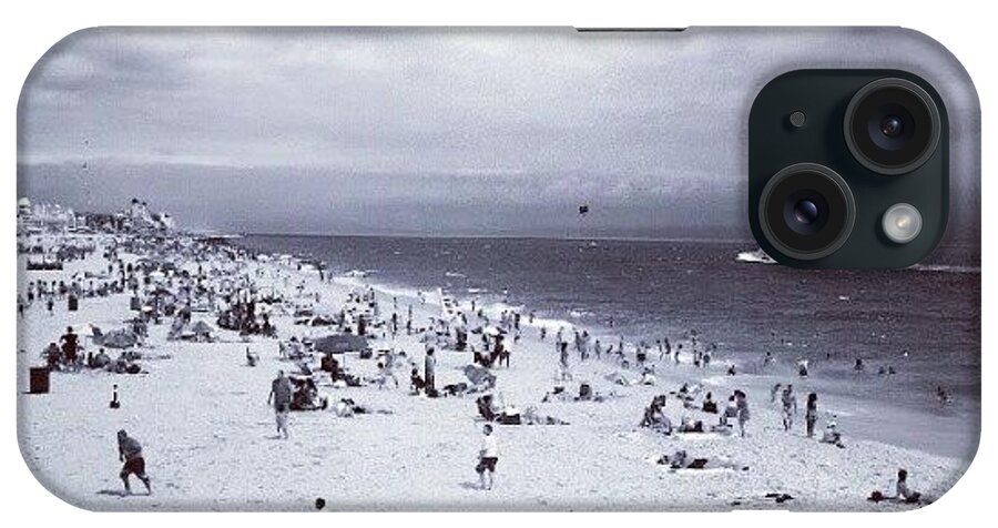  iPhone Case featuring the photograph Ocean City Md From The Fishing Pier On by Dick Stone