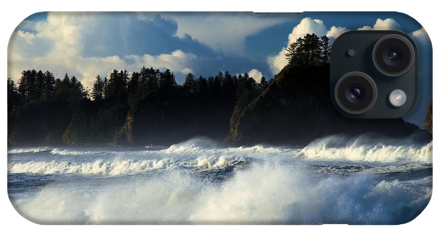 Rialto Beach iPhone Case featuring the photograph Olympic Surf by Adam Jewell