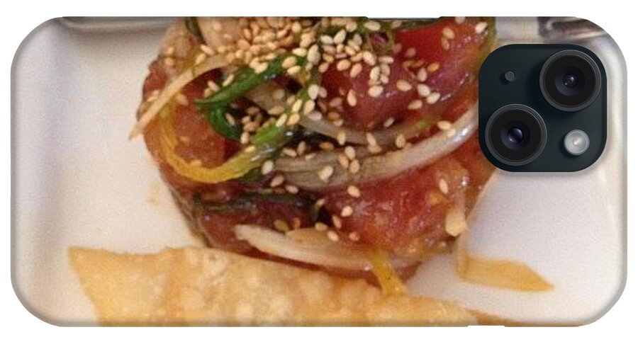 Poke iPhone Case featuring the photograph One Of The Freshest And Best Ahi Poke by Dennis Phermsin