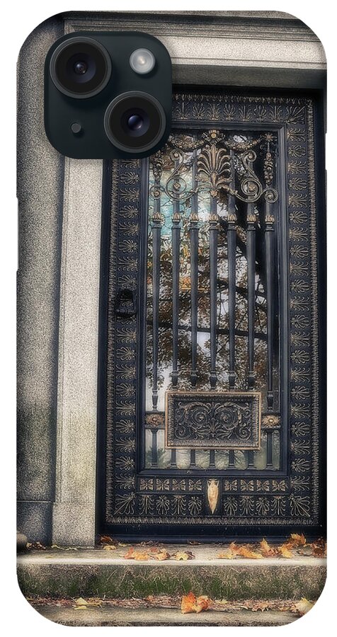 Crypt iPhone Case featuring the photograph One Way Door by Mark Fuller