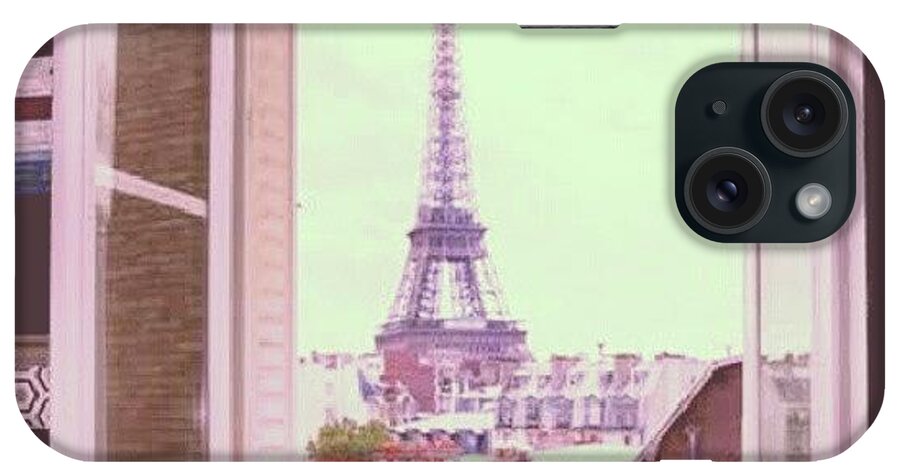 Clouds iPhone Case featuring the photograph #paris #window #awesome #goodview by Its Dany