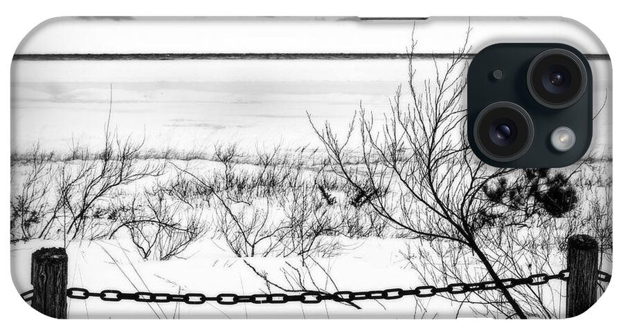 Winter iPhone Case featuring the photograph Park In Winter by Terry Doyle