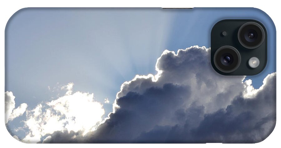 Clouds iPhone Case featuring the photograph Partly cloudy by Rebecca Margraf