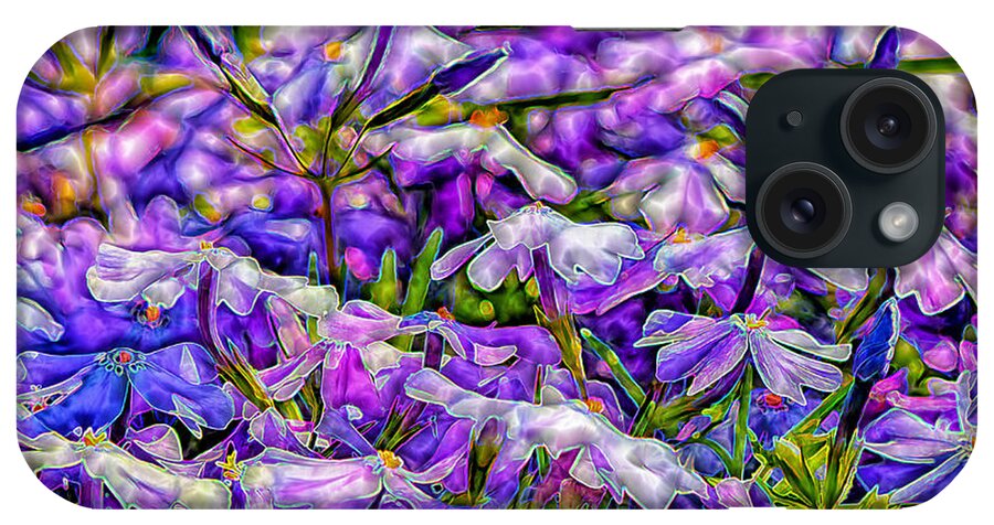 Flowers iPhone Case featuring the photograph Pastelated Florets by Bill and Linda Tiepelman