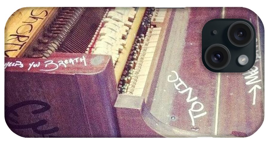 Stpaul iPhone Case featuring the photograph #piano #graffiti #stpaul #minnesota by Vik Vaughn