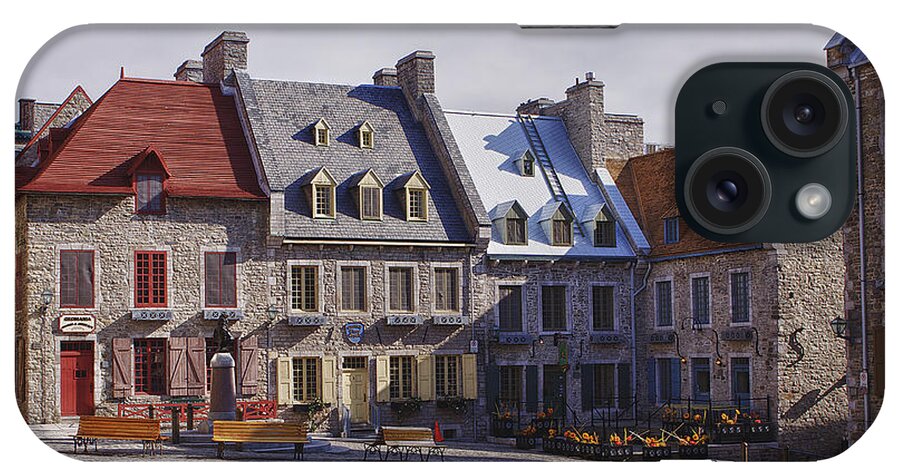 Quebec iPhone Case featuring the photograph Place Royale by Eunice Gibb