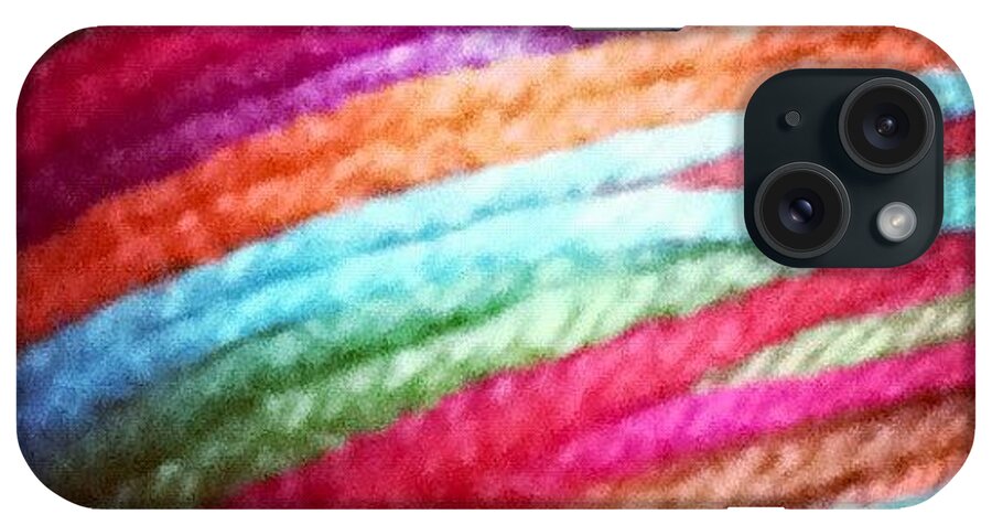  iPhone Case featuring the photograph Pretty Wool. Can't Wait To Work On It by Tanya Pillay