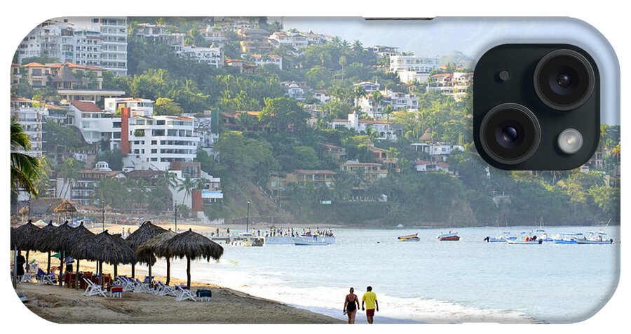 Beach iPhone Case featuring the photograph Puerto Vallarta beach by Elena Elisseeva